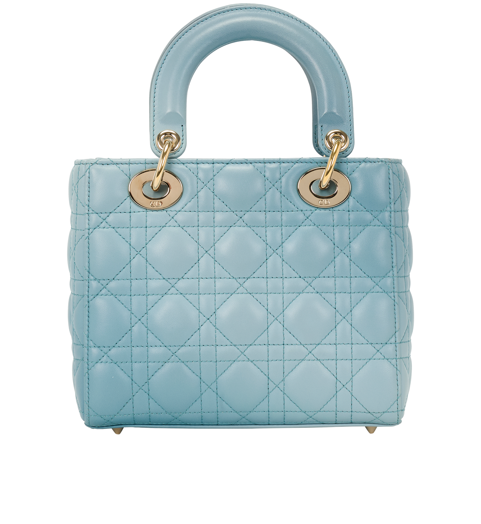 Small Lady Dior My ABCDior, &pound;1,950, Handbags, Blue, Leather, Back view